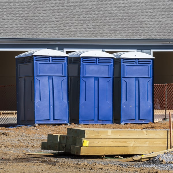 are there any restrictions on where i can place the porta potties during my rental period in New Albany